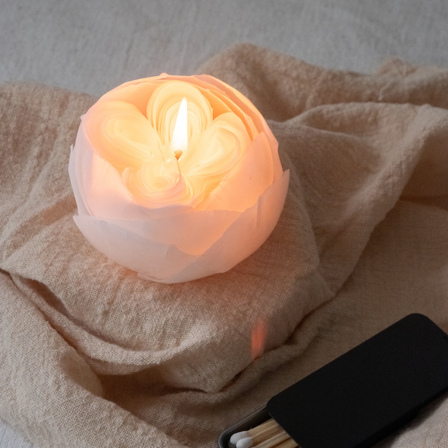 Handmade Flower Candle