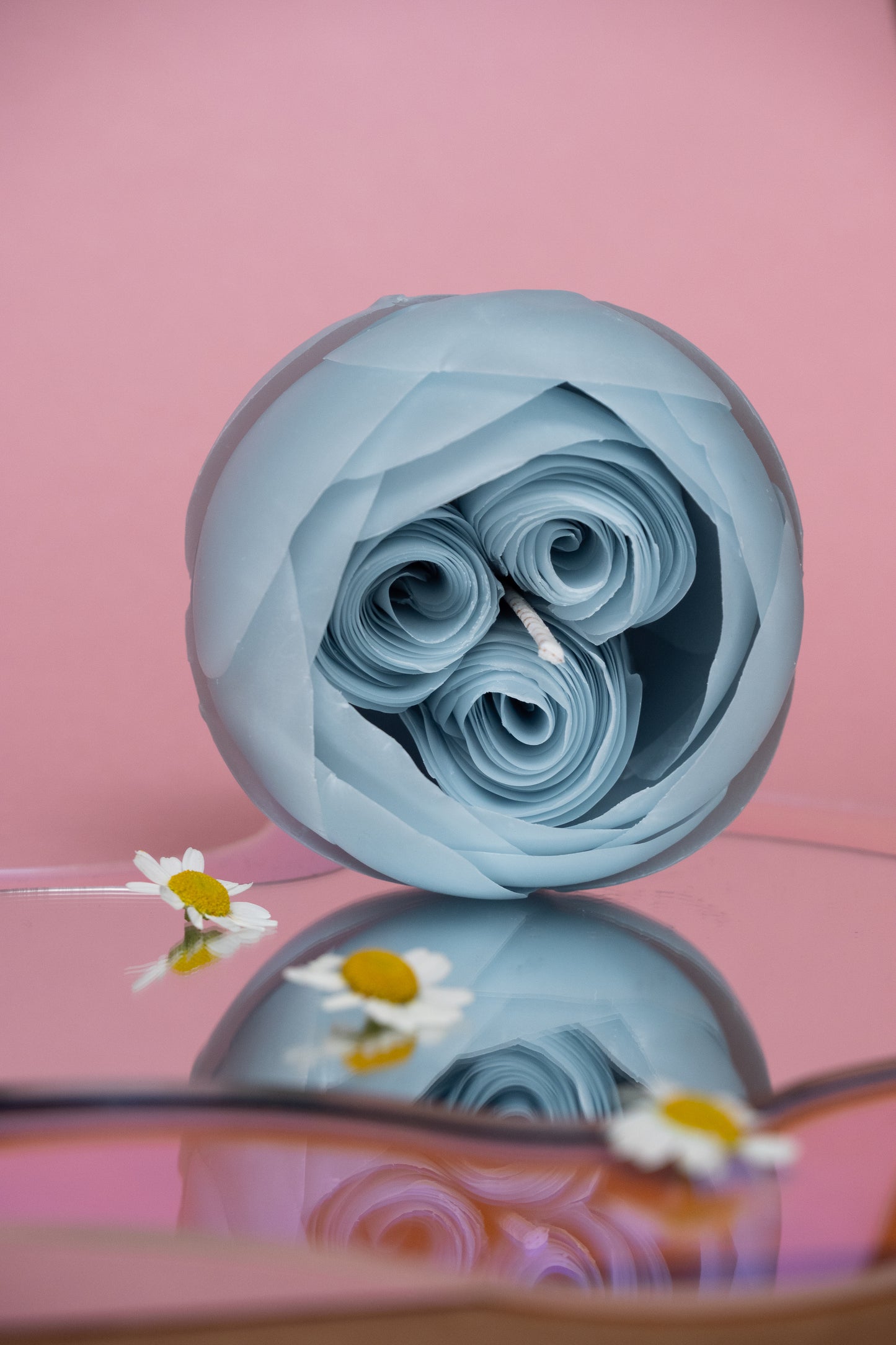 Handmade Flower Candle