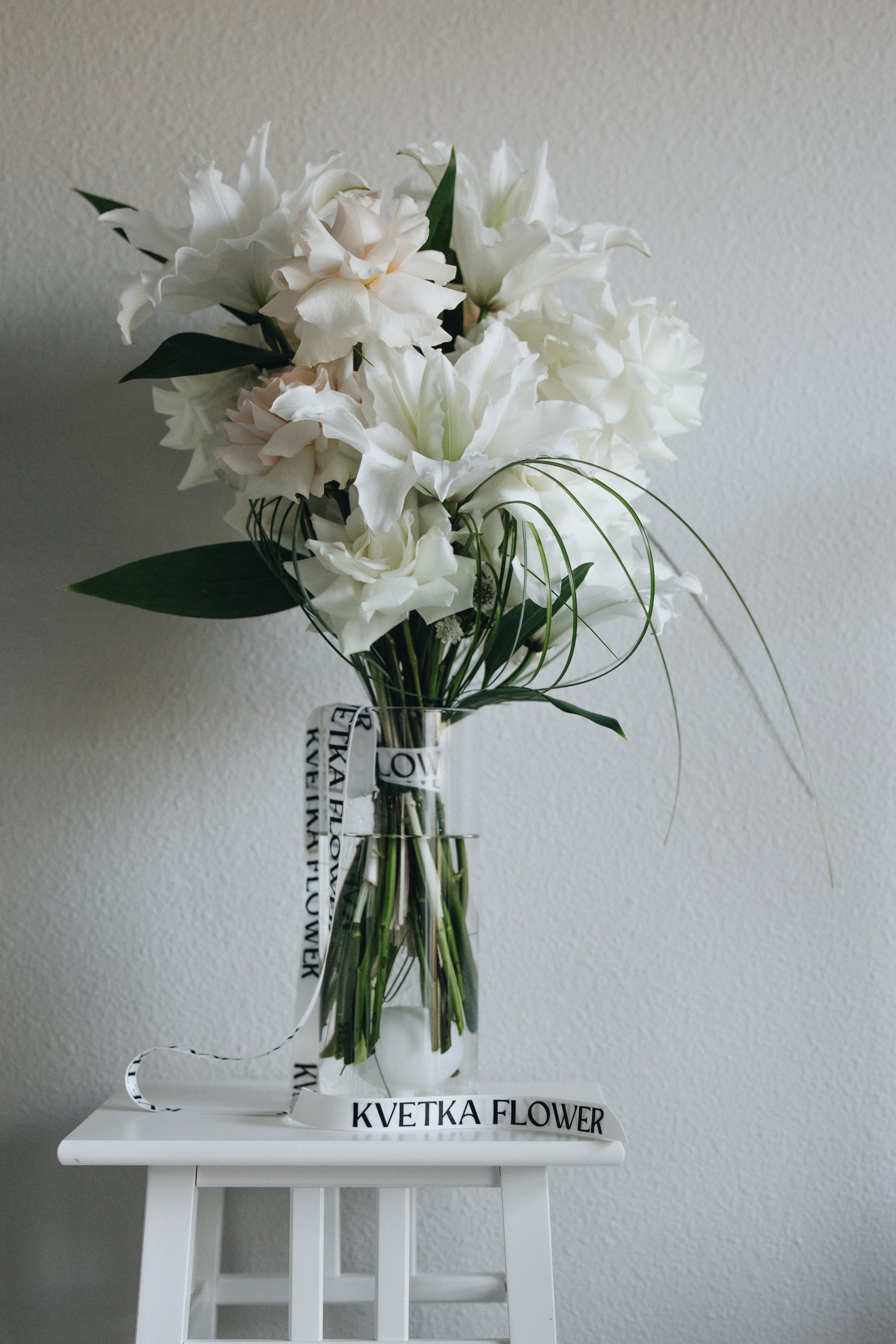 white lily bouquet for sympathy Sympathy Bouquets – Kvetka Flower