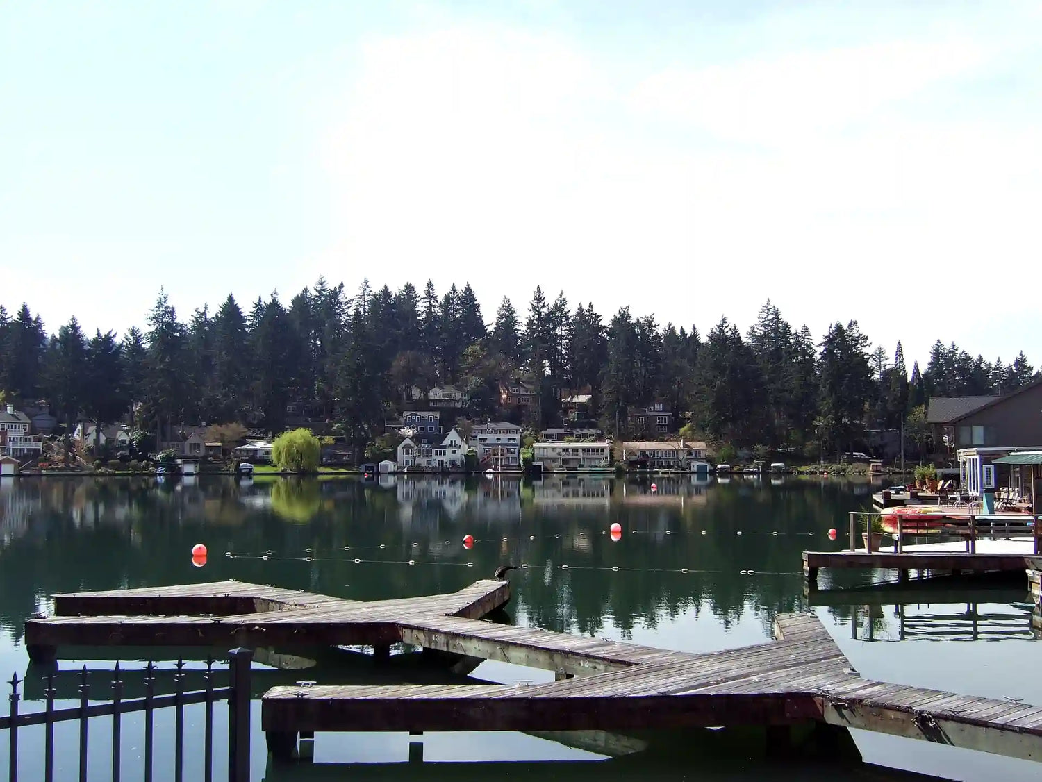 Oswego Lake waterfront homes — flower delivery area in Lake Oswego, Oregon